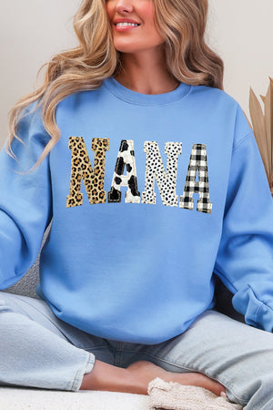Pattern Play Nana Heavy Blend Crew Sweatshirt