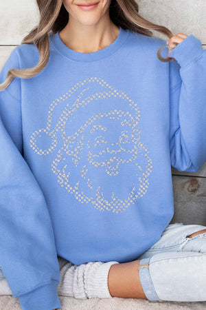 Classic Christmas Santa Heavy Blend Crew Sweatshirt