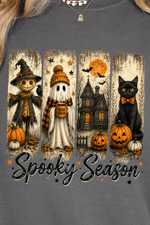 Spooky Season Brushstrokes Heavy Blend Crew Sweatshirt