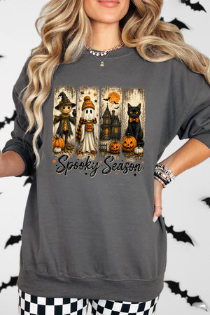 Spooky Season Brushstrokes Heavy Blend Crew Sweatshirt