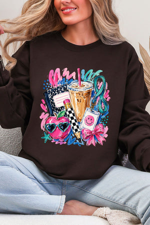 Bows, Books & Brews Heavy Blend Crew Sweatshirt