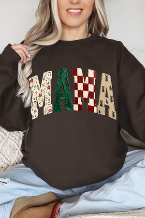 Merry Mama Mix Heavy Blend Crew Sweatshirt