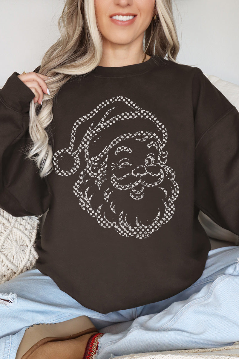 Classic Christmas Santa Heavy Blend Crew Sweatshirt