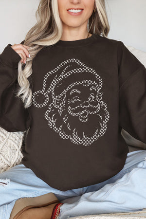 Classic Christmas Santa Heavy Blend Crew Sweatshirt