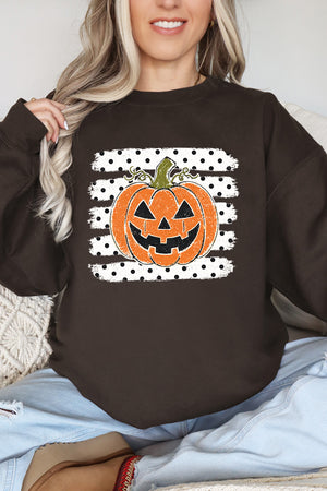 Spooky Pumpkin Pop Heavy Blend Crew Sweatshirt
