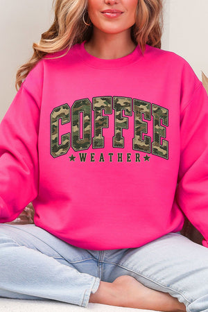 Camo Coffee Weather Heavy Blend Crew Sweatshirt