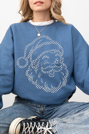 Classic Christmas Santa Heavy Blend Crew Sweatshirt