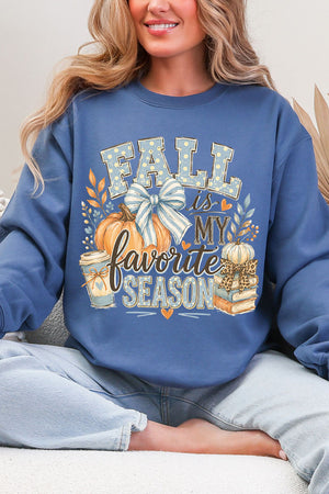 Fall Season Charm Heavy Blend Crew Sweatshirt