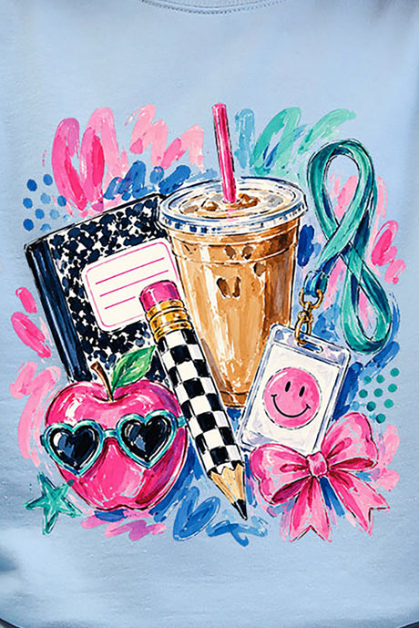 Bows, Books & Brews Heavy Blend Crew Sweatshirt