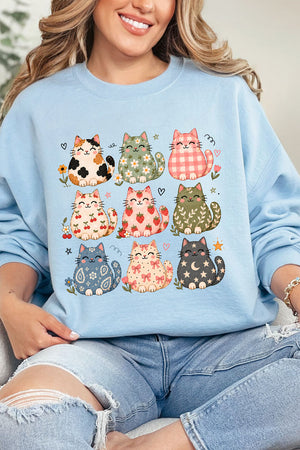 Kitty Crew Heavy Blend Crew Sweatshirt