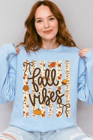 Cozy Coquette Fall Vibes Heavy Blend Crew Sweatshirt