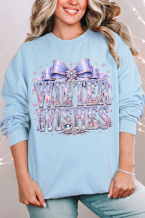 Winter Wishes Wonderland Heavy Blend Crew Sweatshirt