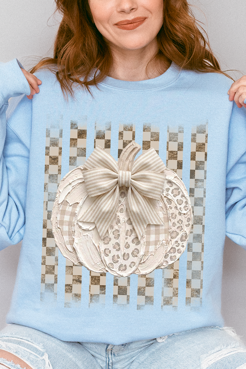 Painted Pumpkin Latte Heavy Blend Crew Sweatshirt