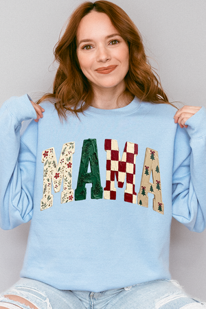 Merry Mama Mix Heavy Blend Crew Sweatshirt