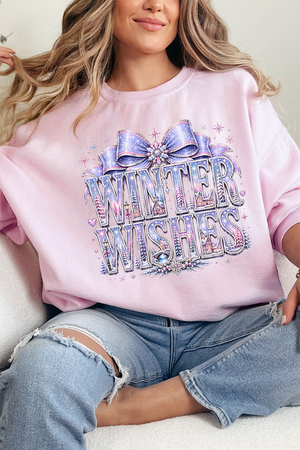 Winter Wishes Wonderland Heavy Blend Crew Sweatshirt