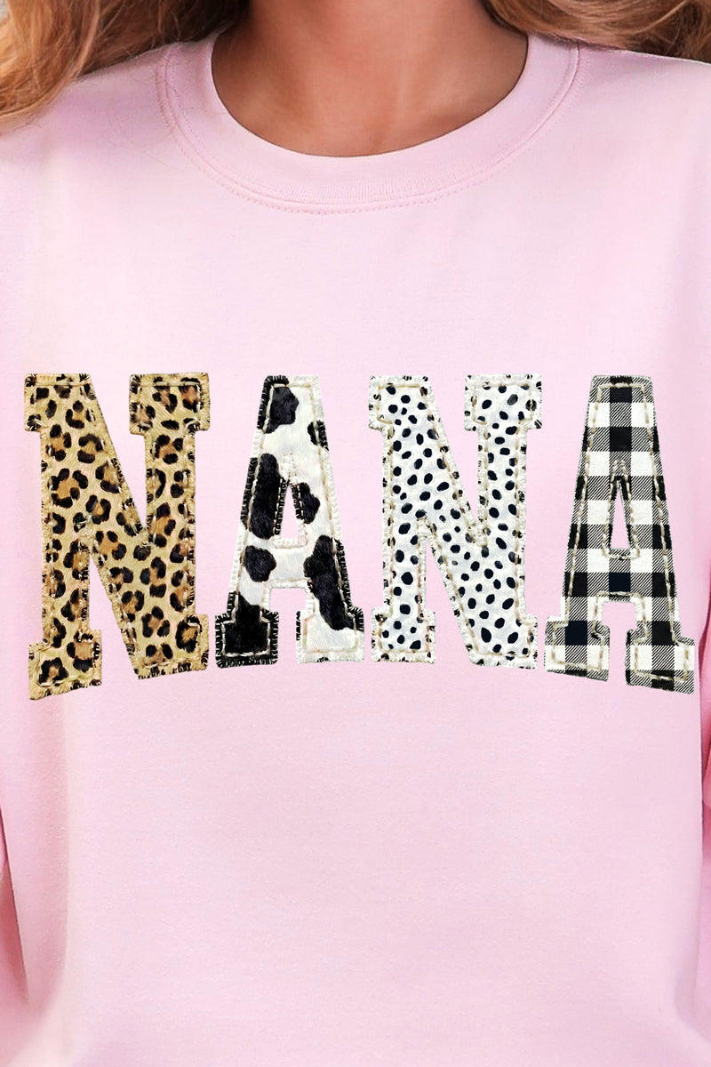 Pattern Play Nana Heavy Blend Crew Sweatshirt