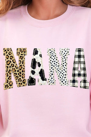 Pattern Play Nana Heavy Blend Crew Sweatshirt