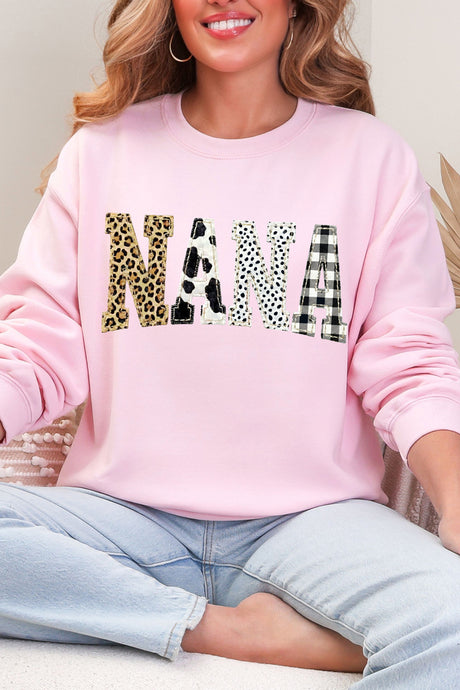 Pattern Play Nana Heavy Blend Crew Sweatshirt