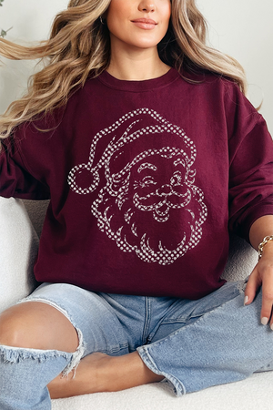 Classic Christmas Santa Heavy Blend Crew Sweatshirt
