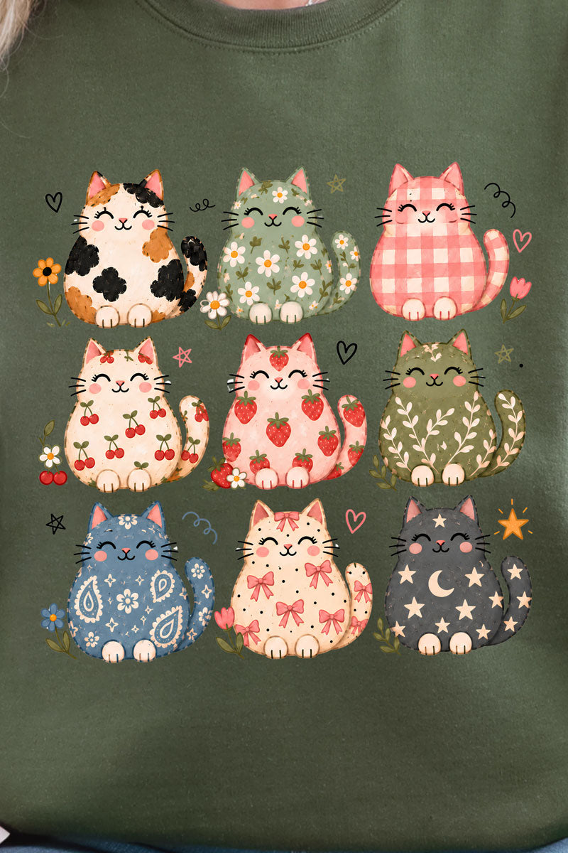Kitty Crew Heavy Blend Crew Sweatshirt