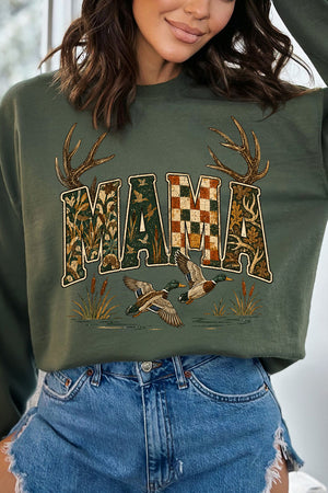 Woodland Mama Heavy Blend Crew Sweatshirt