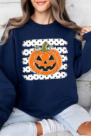 Spooky Pumpkin Pop Heavy Blend Crew Sweatshirt