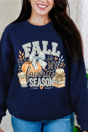 Fall Season Charm Heavy Blend Crew Sweatshirt