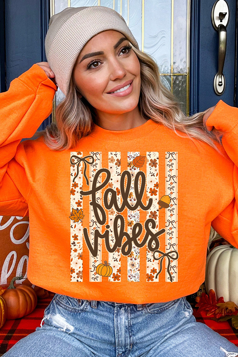 Cozy Coquette Fall Vibes Heavy Blend Crew Sweatshirt