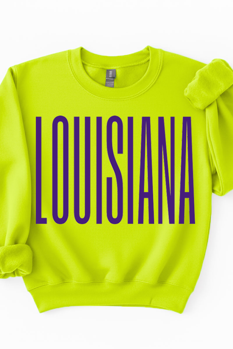 Varsity Louisiana Heavy Blend Crew Sweatshirt