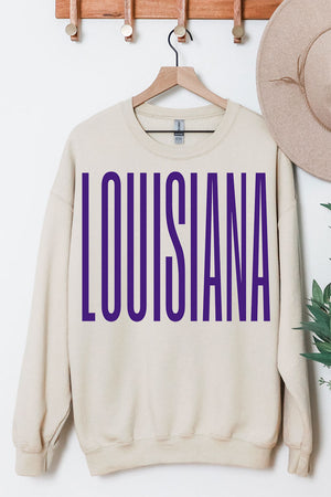 Varsity Louisiana Heavy Blend Crew Sweatshirt