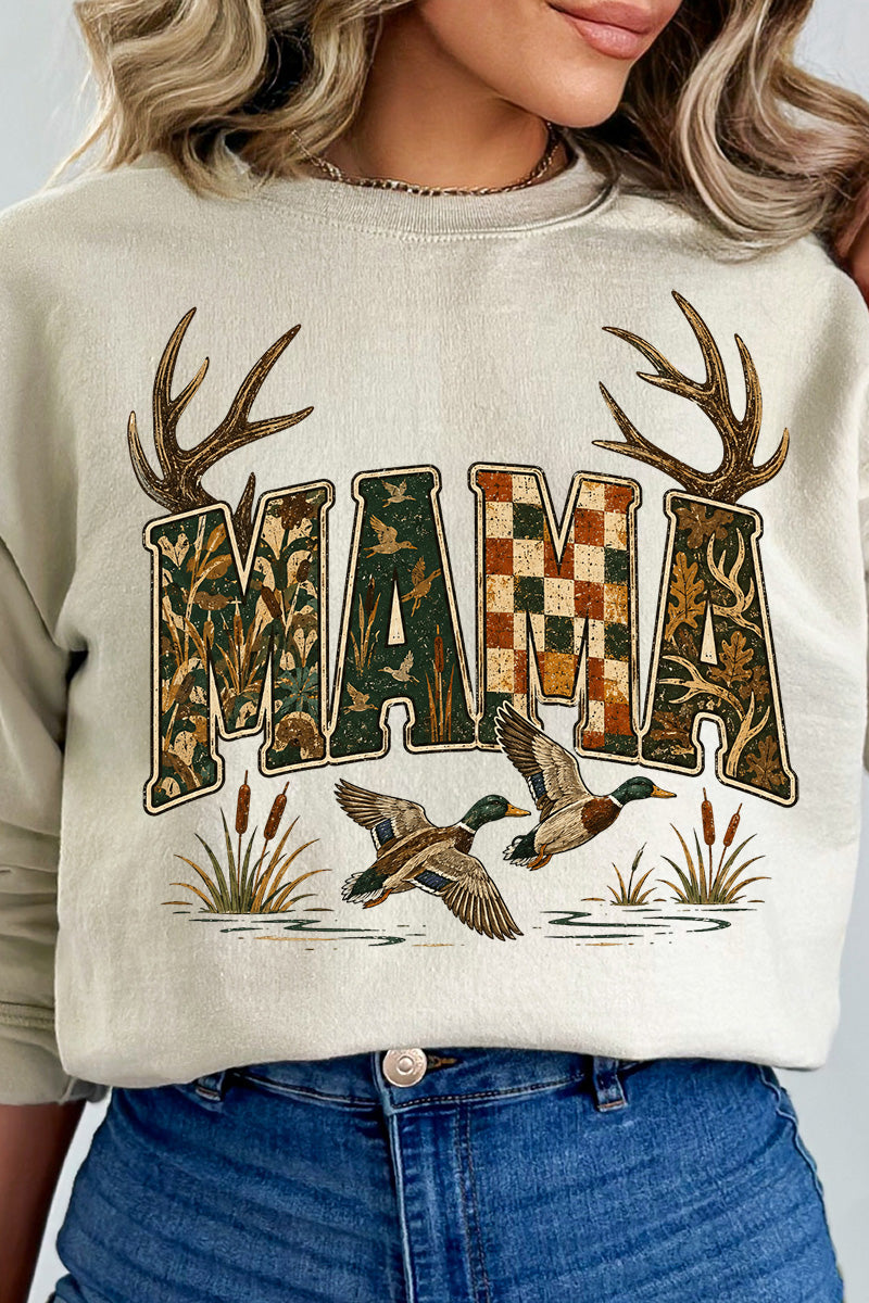 Woodland Mama Heavy Blend Crew Sweatshirt