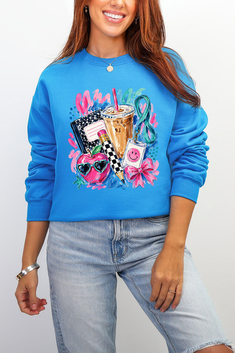 Bows, Books & Brews Heavy Blend Crew Sweatshirt