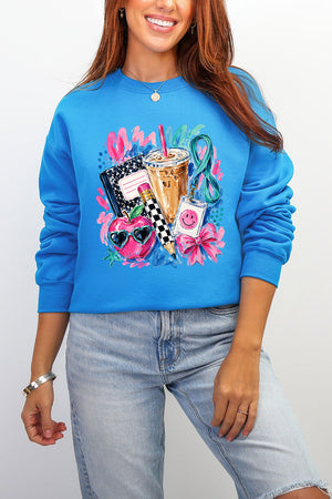 Bows, Books & Brews Heavy Blend Crew Sweatshirt
