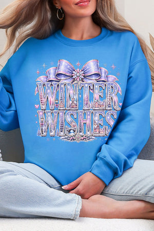 Winter Wishes Wonderland Heavy Blend Crew Sweatshirt
