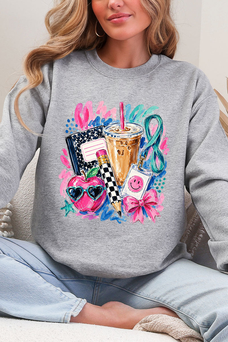 Bows, Books & Brews Heavy Blend Crew Sweatshirt