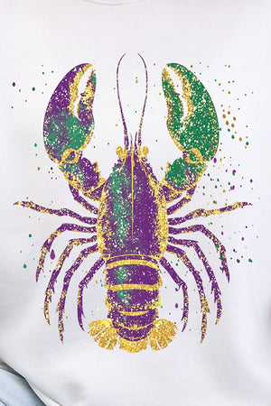 Glitzy Gras Crawfish Ready To Press DTF Transfer