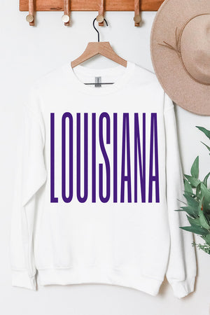 Varsity Louisiana Heavy Blend Crew Sweatshirt