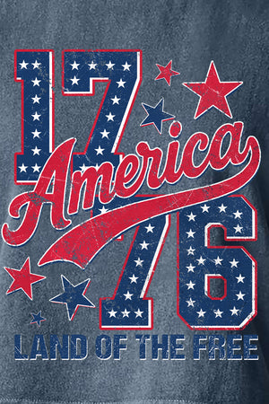1776 Retro Women's Garment-Dyed Heavyweight Muscle Tee