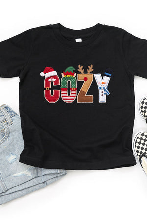 Toddler Christmas Characters Cozy Fine Jersey Tee