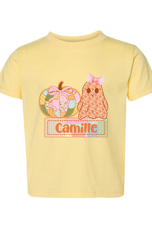 Toddler Personalized Sweetly Spooky Fine Jersey Tee *Enter Kid's Name