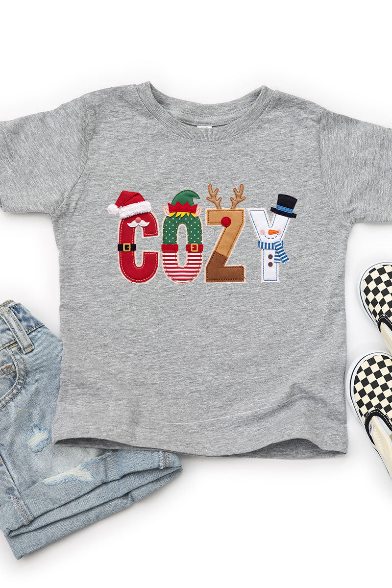 Toddler Christmas Characters Cozy Fine Jersey Tee