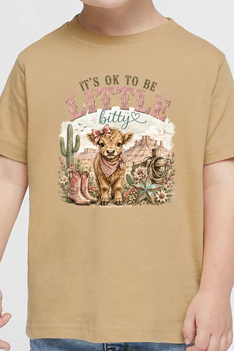 Toddler It's Ok To Be Little Bitty Fine Jersey Tee