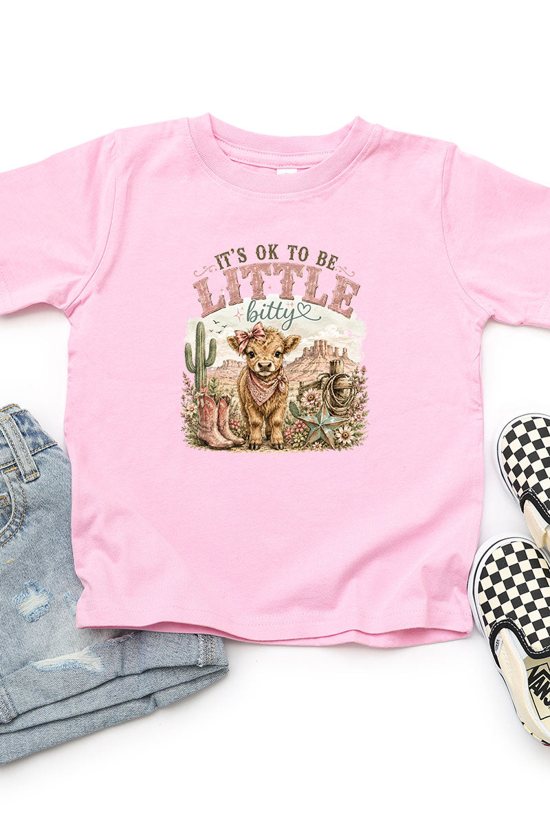 Toddler It's Ok To Be Little Bitty Fine Jersey Tee