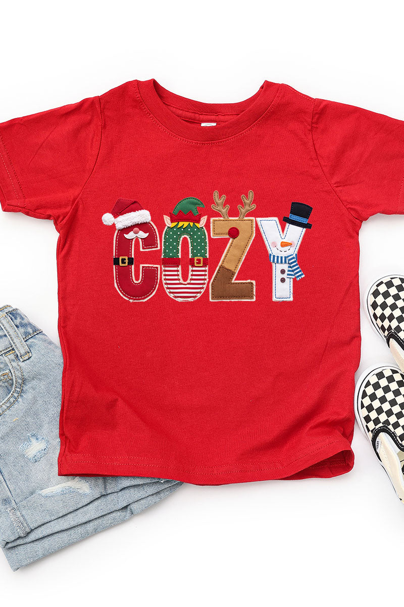Toddler Christmas Characters Cozy Fine Jersey Tee