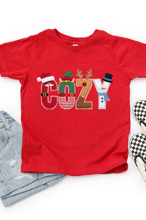 Toddler Christmas Characters Cozy Fine Jersey Tee