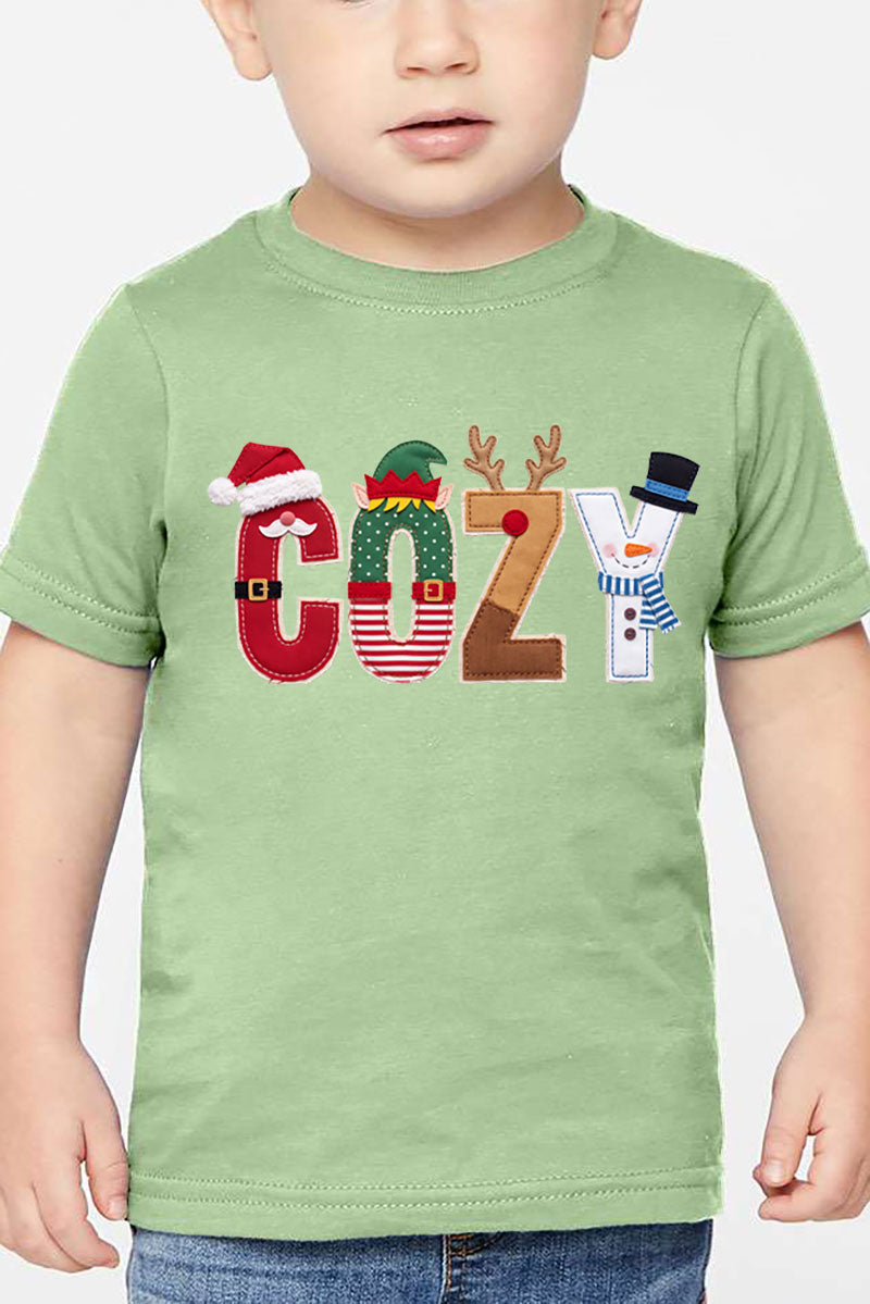 Toddler Christmas Characters Cozy Fine Jersey Tee
