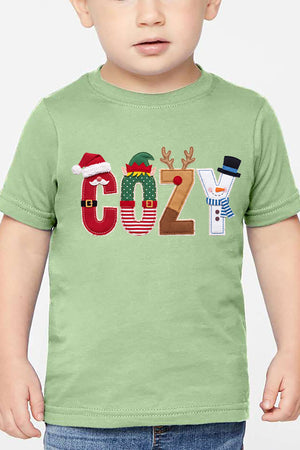 Toddler Christmas Characters Cozy Fine Jersey Tee