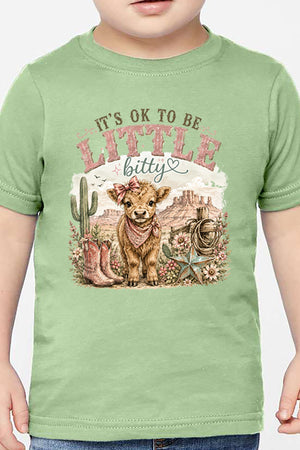 Toddler It's Ok To Be Little Bitty Fine Jersey Tee