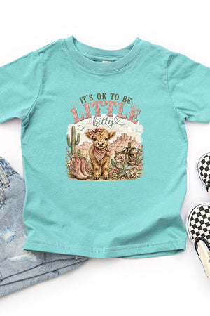 Toddler It's Ok To Be Little Bitty Fine Jersey Tee