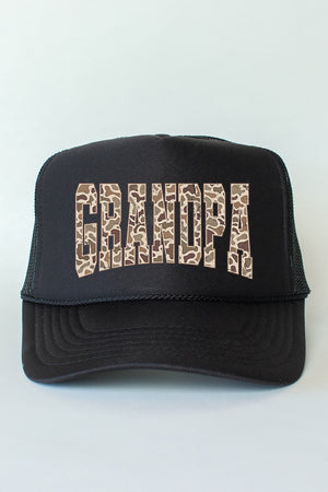 Personalized Father's Day Camo Edition Otto Foam Front Trucker Hat